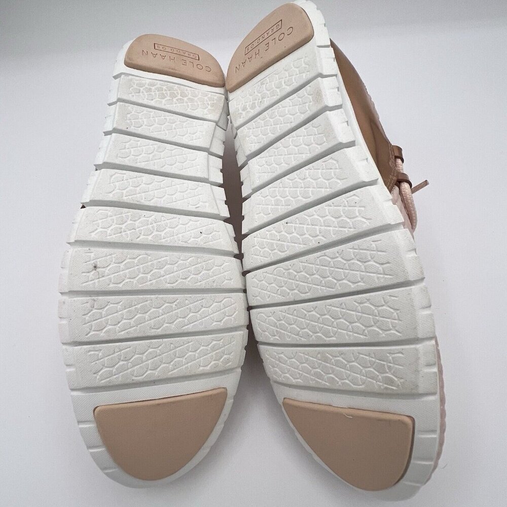 Cole Haan Women’s Zerogrand Quilted Lace Up Sneakers Size 9 Blush Pink Rose Gold - Picture 8 of 8